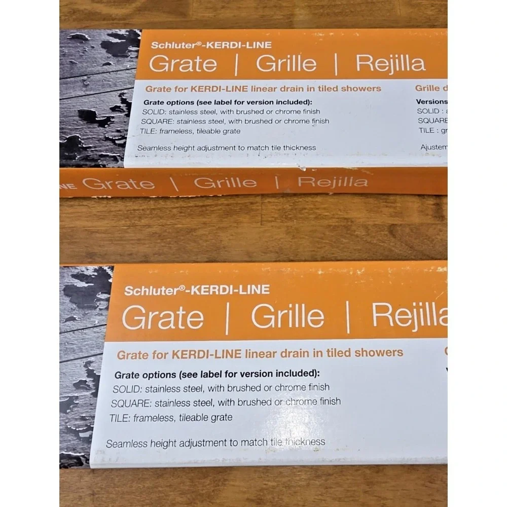Schluter-Kerdi-Line Tileable Rectangle GRATE ONLY for linear drain 24